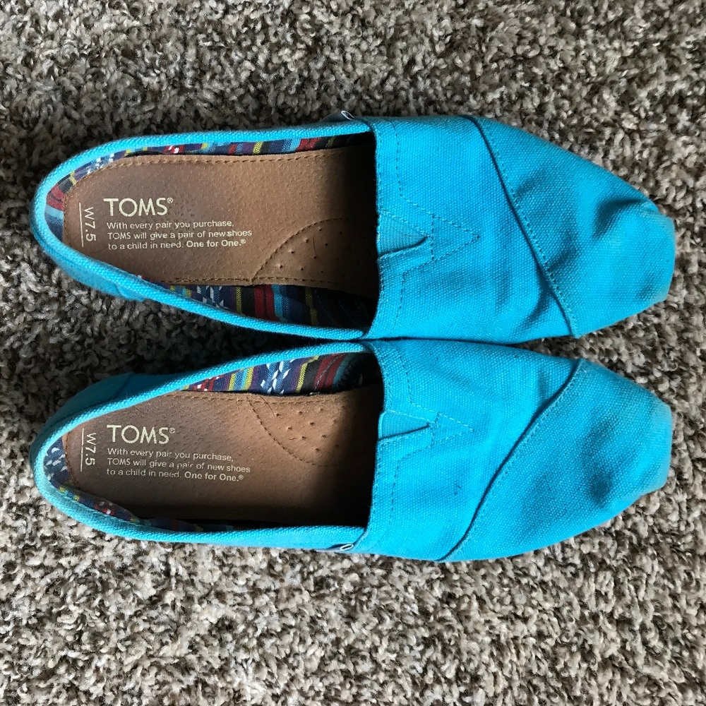 Women's Classic Toms - Blue 7.5